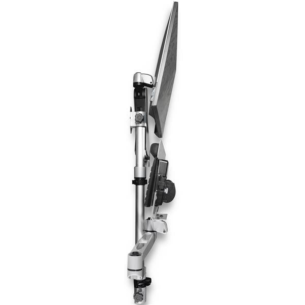 StarTech.com Estación de Trabajo de Montaje en Pared - para 1 Monitor - Premium estaciones de trabajo sentado o de pie Pared Plata 1 33 cm (13")