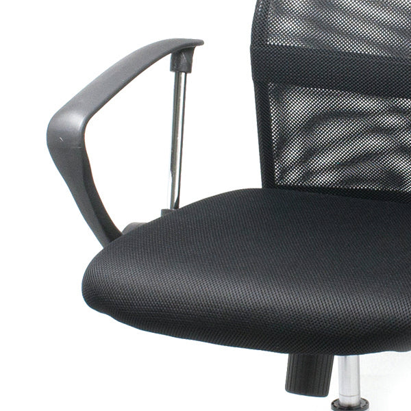 Xtech AM160GEN46 silla para oficina o computadora asiento acolchado Respaldo con rejilla, Negro, Negro, Tela