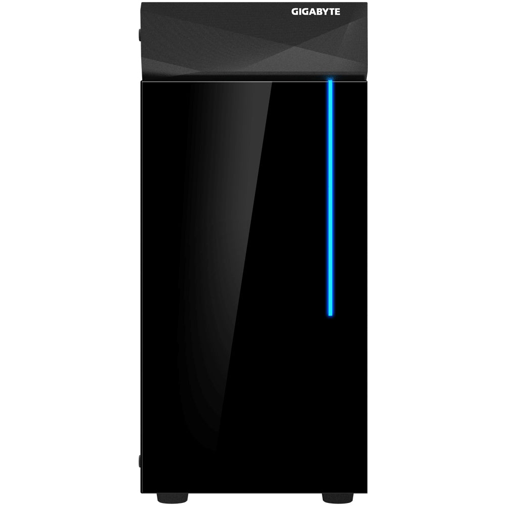 GIGABYTE C200 carcasas ordenador Vidrio, Plástico, Acero Midi Tower PC Negro