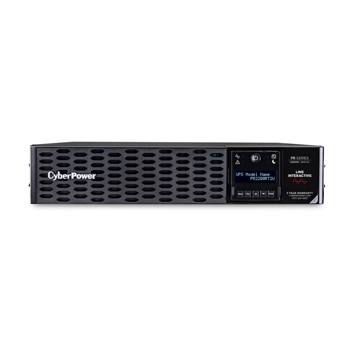 CyberPower PR2200RT2U UPS Línea interactiva 2,2 kVA 2200 W Seno