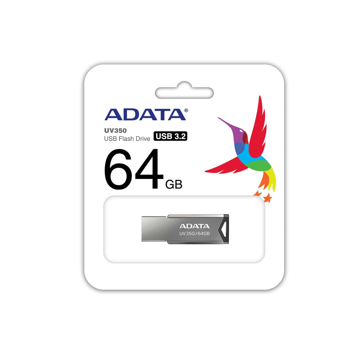 ADATA UV350 Memoria Flash 64 GB USB tipo A Si Sin tapa