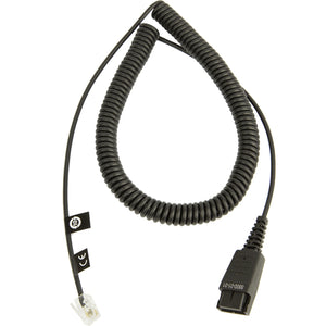 Jabra 8800-01-01 Auriculares / audífonos accesorios Cable Negro 0,5 m