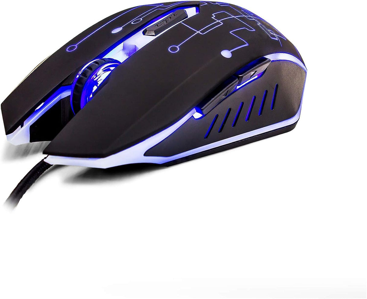 Mouse Vorago Mo-501 Start The Game Optico Iluminado Hasta 3200 Dpis U FullOffice.com