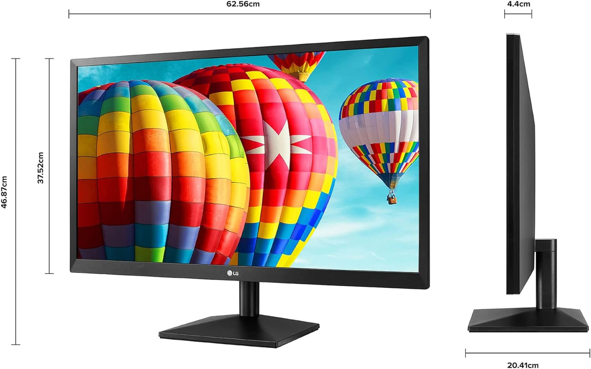 Monitor LED LG 27", Full HD, FreeSync, HDMI, Negro - 27MK430H-B