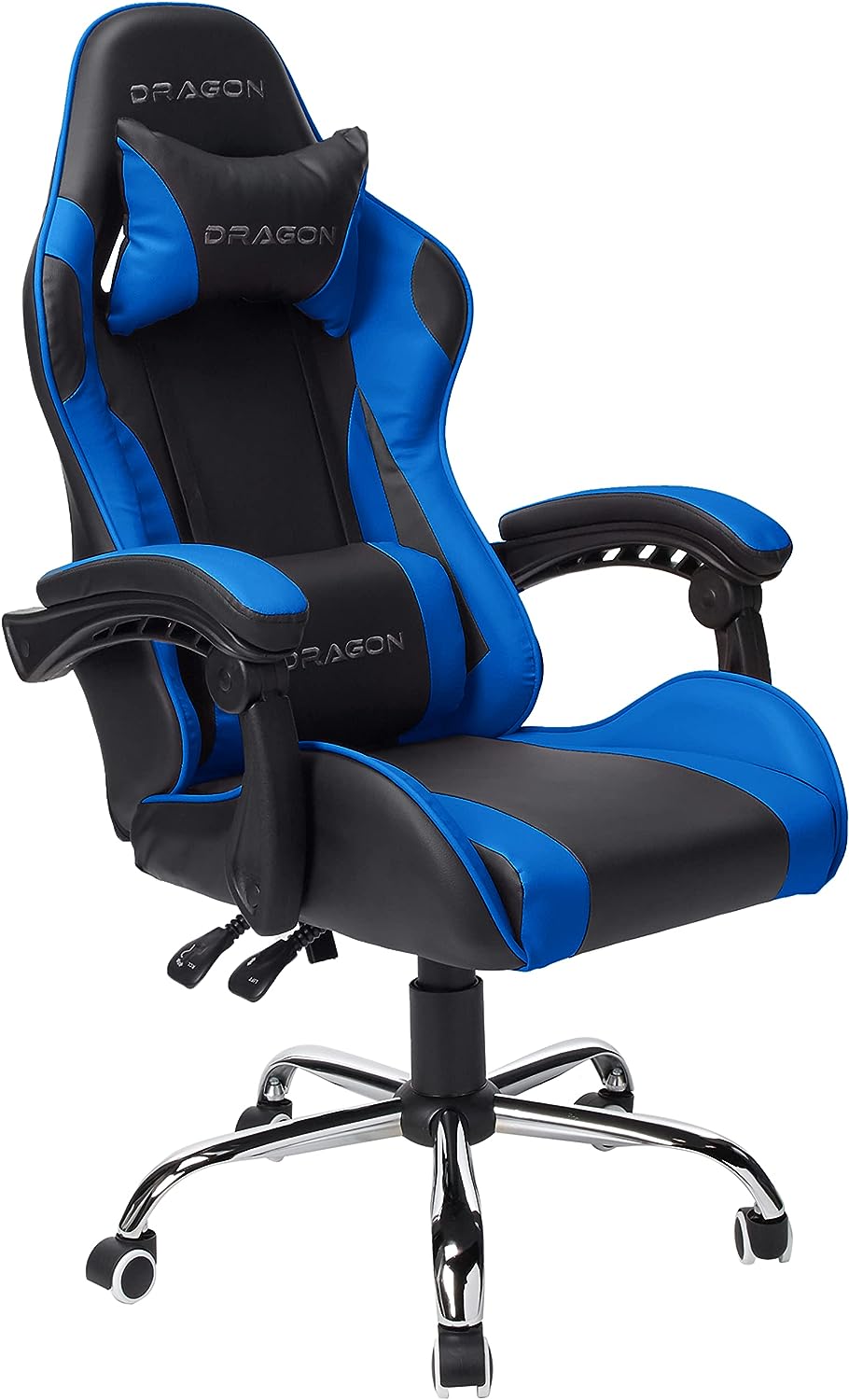 Silla Gamer Nextep Falkor Ne-461A Ergonómica Color Negro-Azul FullOffice.com