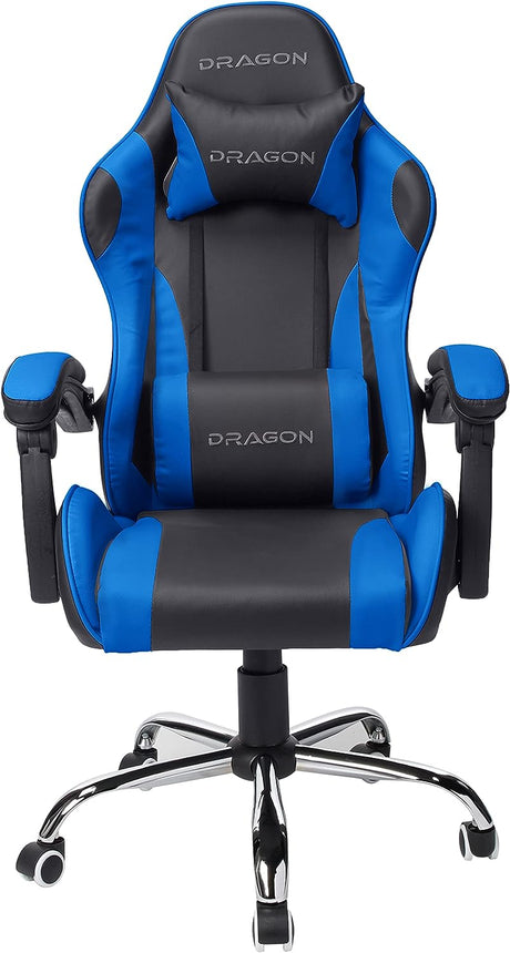 Silla Gamer Nextep Falkor Ne-461A Ergonómica Color Negro-Azul FullOffice.com
