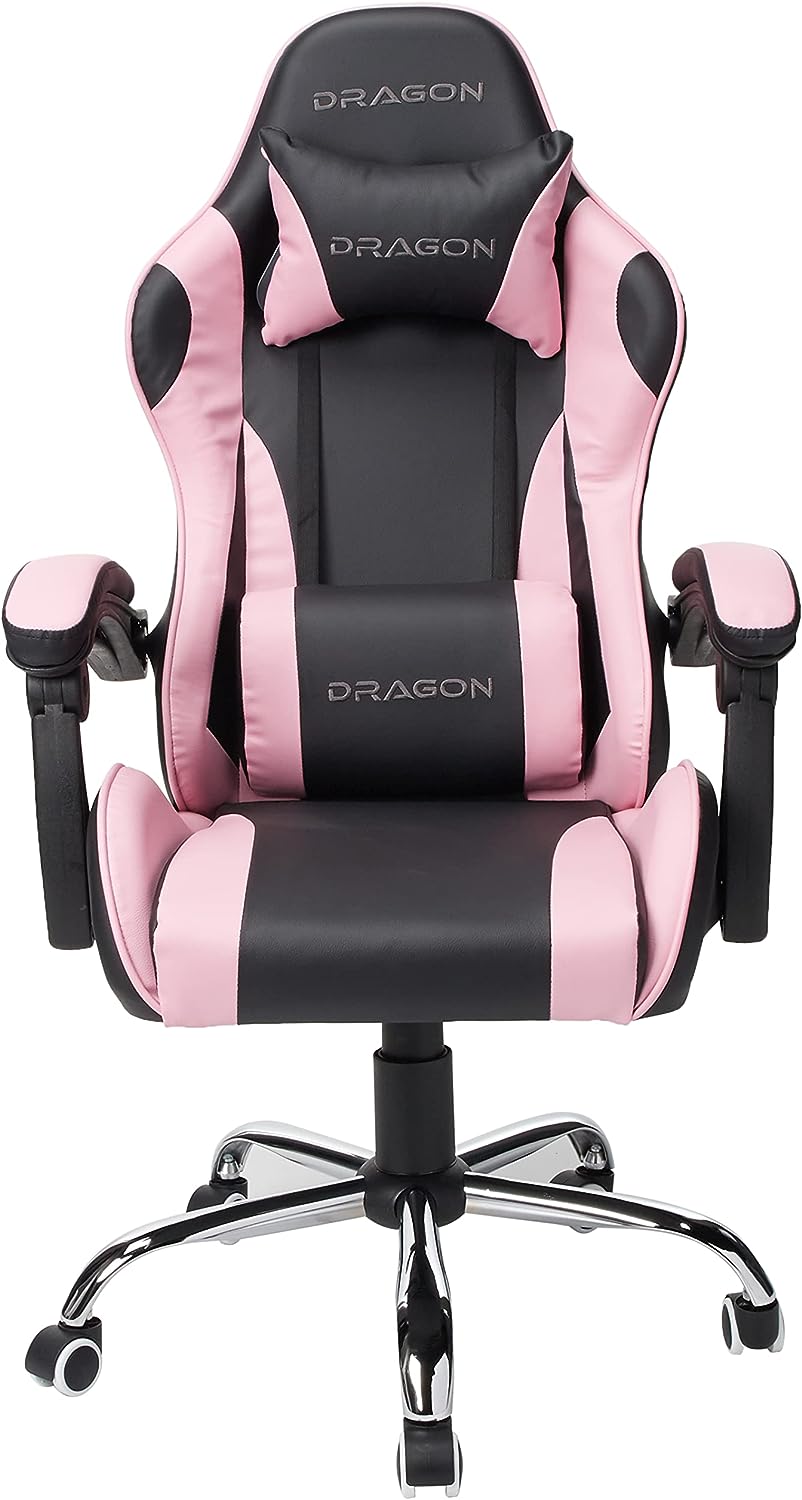 Silla Nextep Falkor Ne-461Rs Ergonómica Color Negro-Rosa FullOffice.com