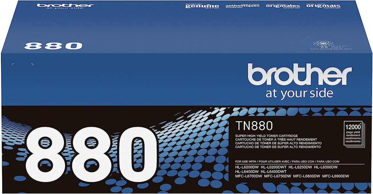 Toner Brother Valor Negro 12000 Paginas Hll6200Dw Hll6400Dw Mfcl6700D - Tn880