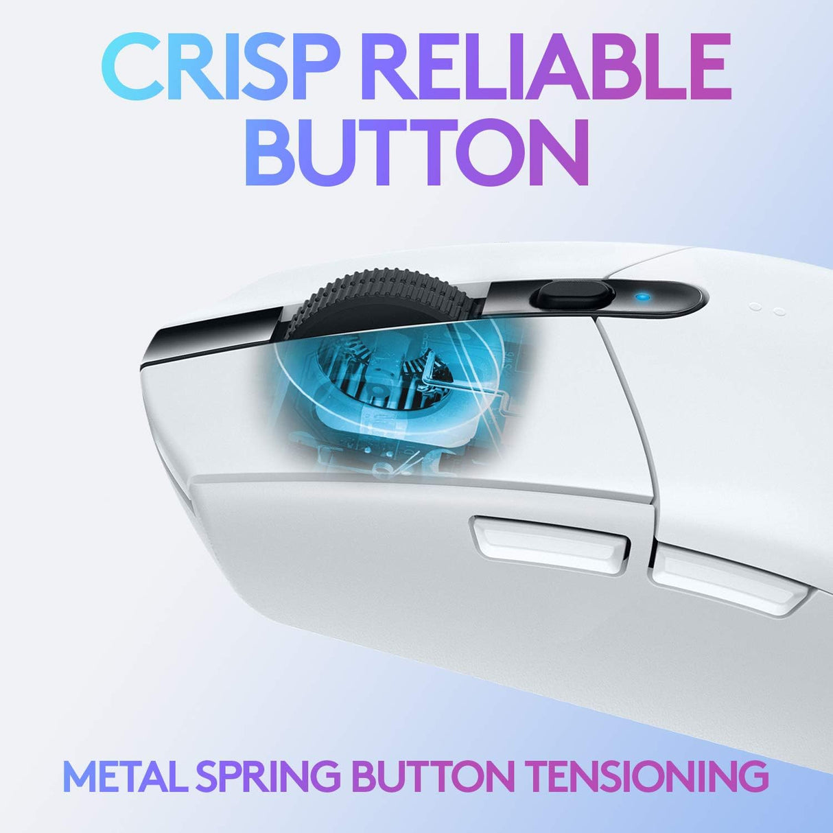 Mouse Lightspeed Gaming Logitech G305 Inalámbrico, Sensor Hero, 6 Botones, Blanco - 910-005290 FullOffice.com