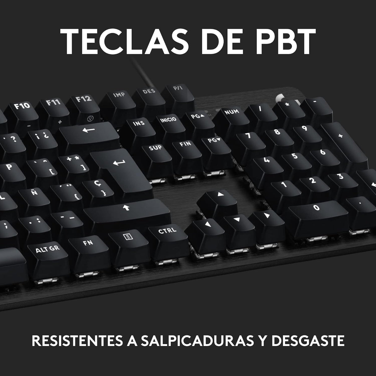 Teclado Gamer Logitech G413 SE, Gaming, Mecánico, Alámbrico, Negro - 920-010433