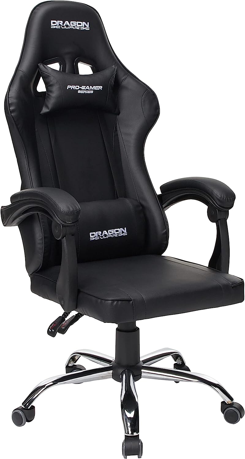 Silla Gamer Ergonómica Modelo Falkor Color Negro FullOffice.com