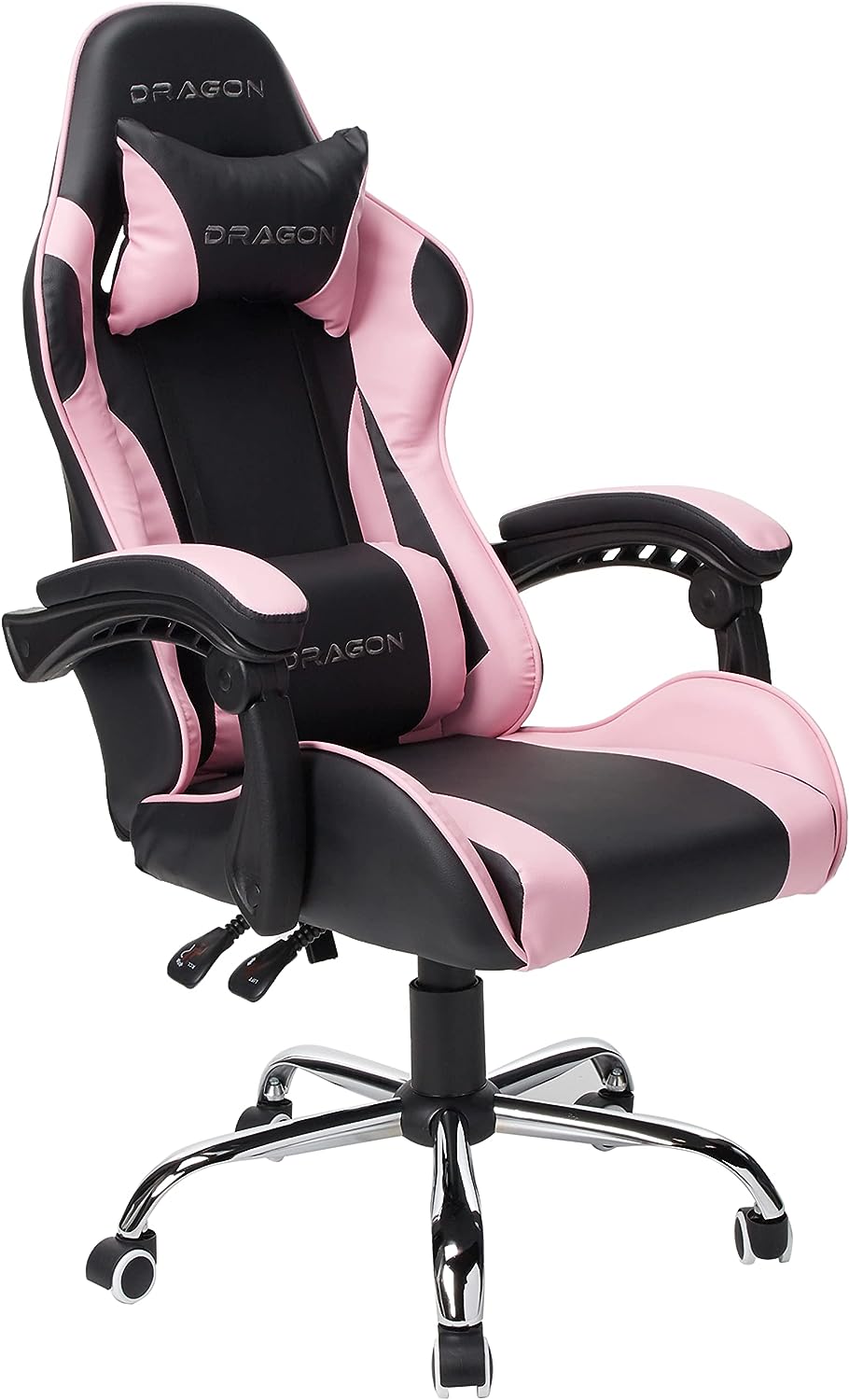 Silla Nextep Falkor Ne-461Rs Ergonómica Color Negro-Rosa FullOffice.com