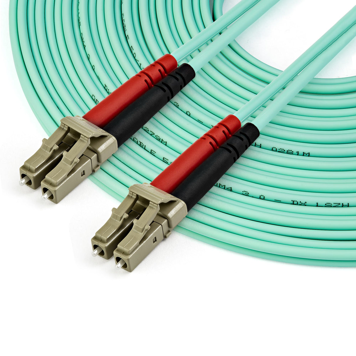 StarTech.com Cable de 10m de Fibra Óptica Multimodo LC/UPC a LC/UPC OM4 - 50/125µm - Fibra LOMMF/VCSEL - Redes de 100G - Cable LSZH - Baja Pérdida de Inserción - Low Insertion Loss Cable 10 m OM4 LC LC