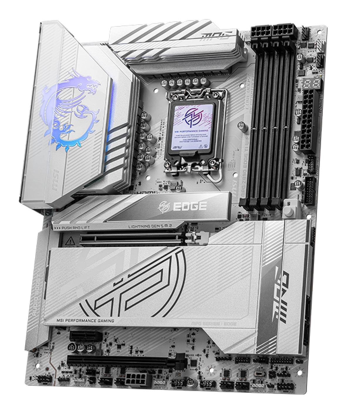 MSI MPG Z890 EDGE TI WIFI placas base Intel LGA 1851 (Socket V1) Intel Core Ultra (Series 2) LGA 1851
