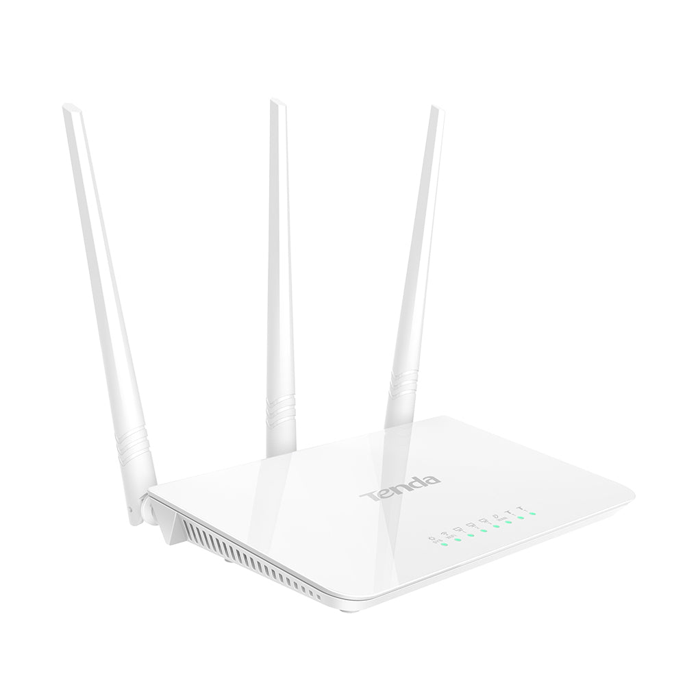 Tenda F3 router inalámbrico Ethernet rápido Blanco, Wi-Fi 4 (802.11n), Router de mesa