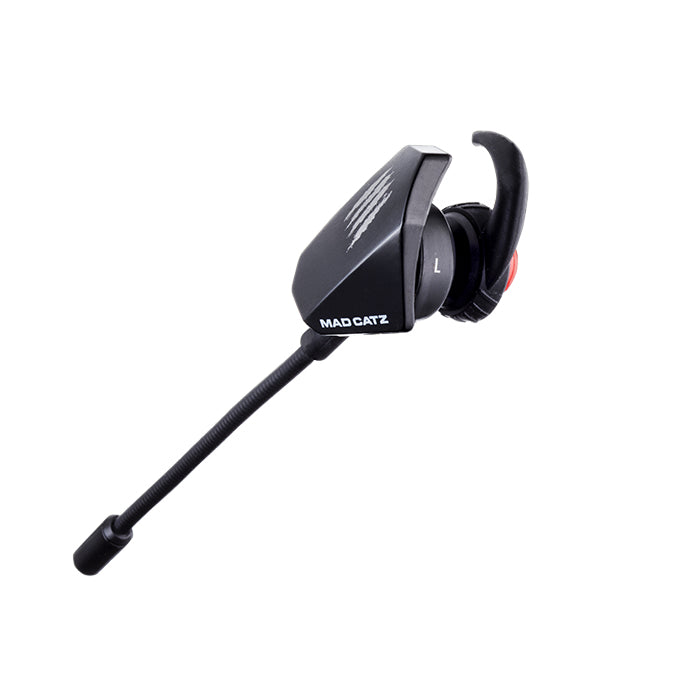 Mad Catz E.S. PRO+ Auriculares Alámbrico Gancho de oreja Juego Negro, 20 - 20000 Hz, 280 g