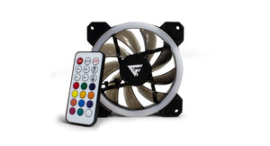 KIT DE 3 x VENTILADORES GAME FACTOR, CONTROLADOR, DOBLE ANILLO FKG400