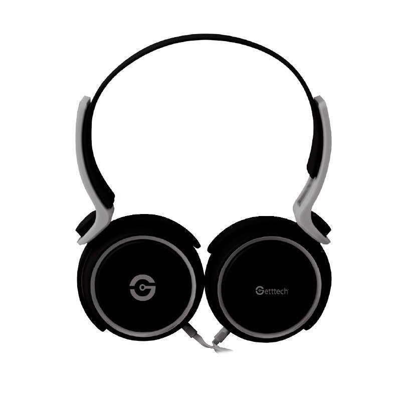 Getttech GH-2540G audífono y auriculare Auriculares Alámbrico Diadema Llamadas/Música Negro, Gris, 20 - 20000 Hz