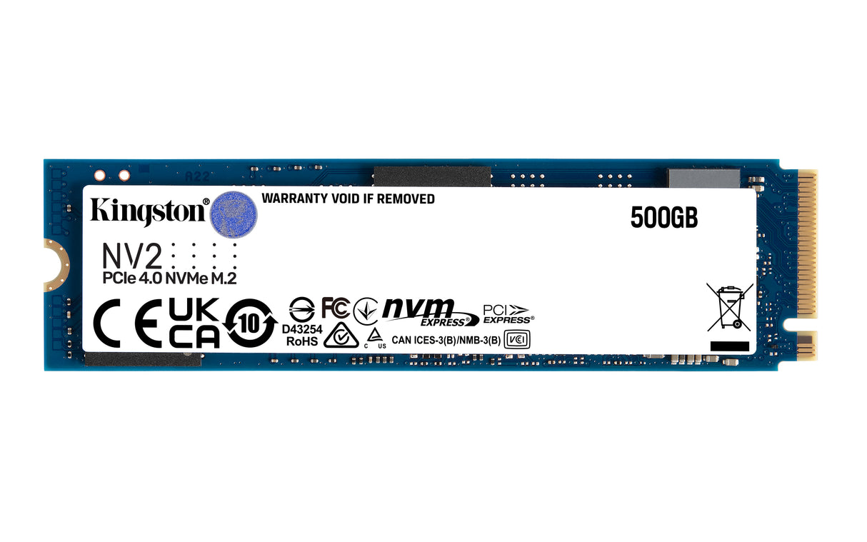 Kingston Technology NV2 unidades internas de estado sólido 500 GB M.2 PCI Express 4.0 Si