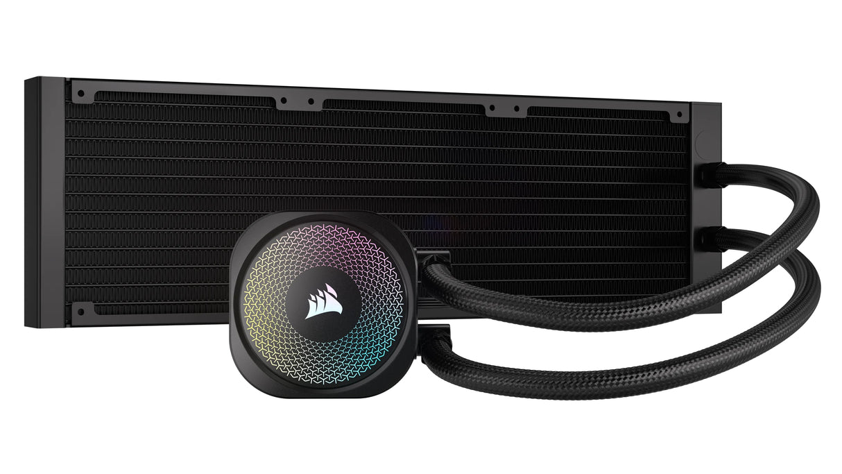 Corsair Nautilus 360 RS ARGB Procesador Enfriador de aire Negro, 1700 RPM