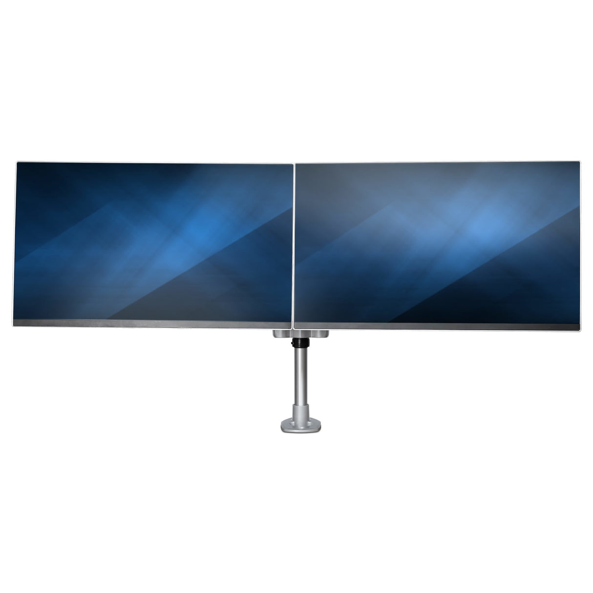StarTech.com Brazo Articulado Prémium para Dos Monitores de hasta 27" (8Kg) - Soporte VESA de Altura Ajustable - Montaje Mordaza/Ojal en Escritorio - con Rotación, Inclinación y Giro - Plata Monitor Plata