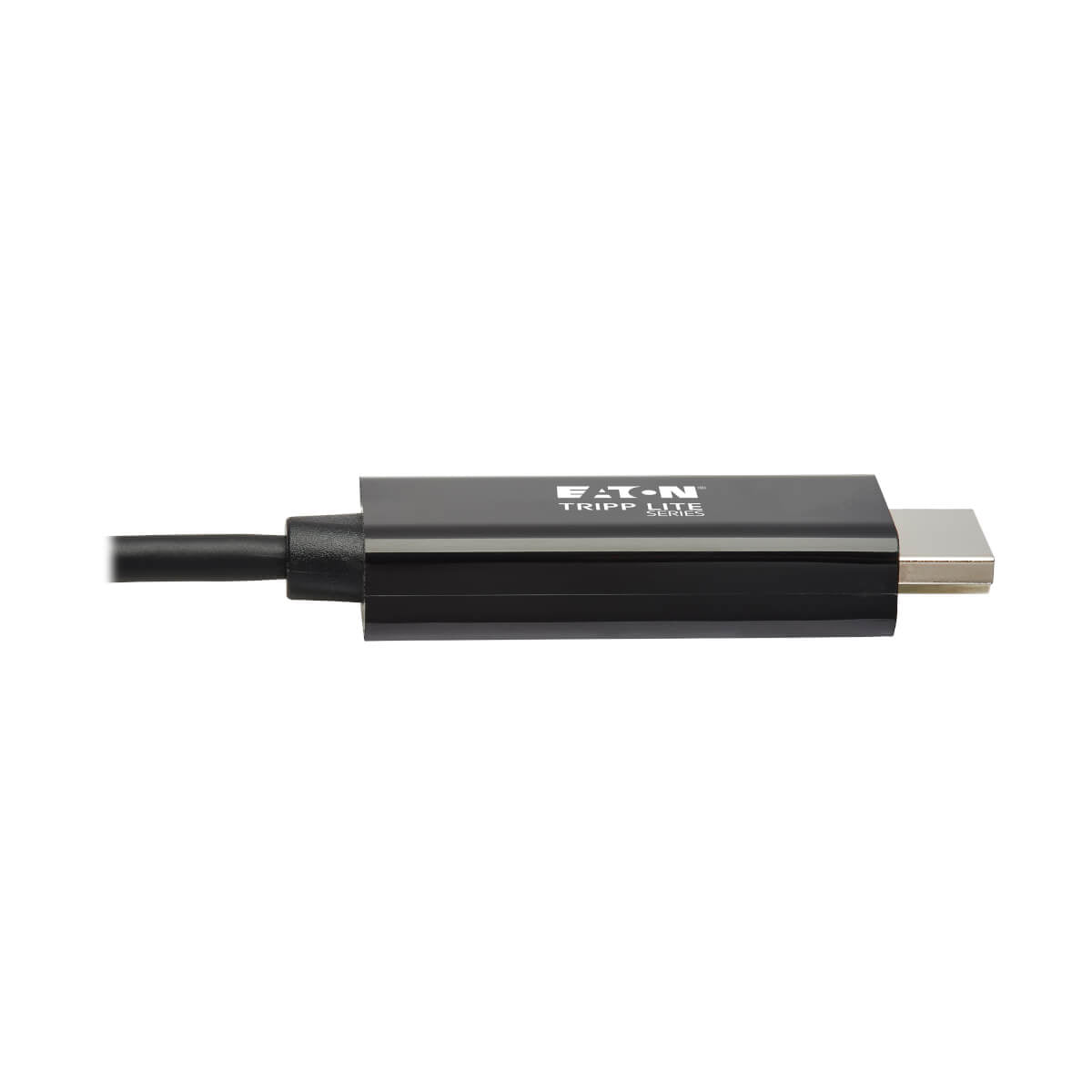 Tripp Lite U444-003-H4K6BE Cable Adaptador USB C a HDMI (M/M) – 4K @ 60 Hz, 4:4:4, Compatible con Thunderbolt 3, Negro,
