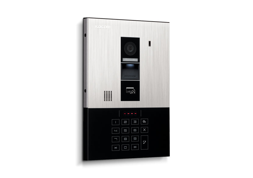 Kocom KLP-D410 sistema de intercomunicación de video Negro, Acero inoxidable
