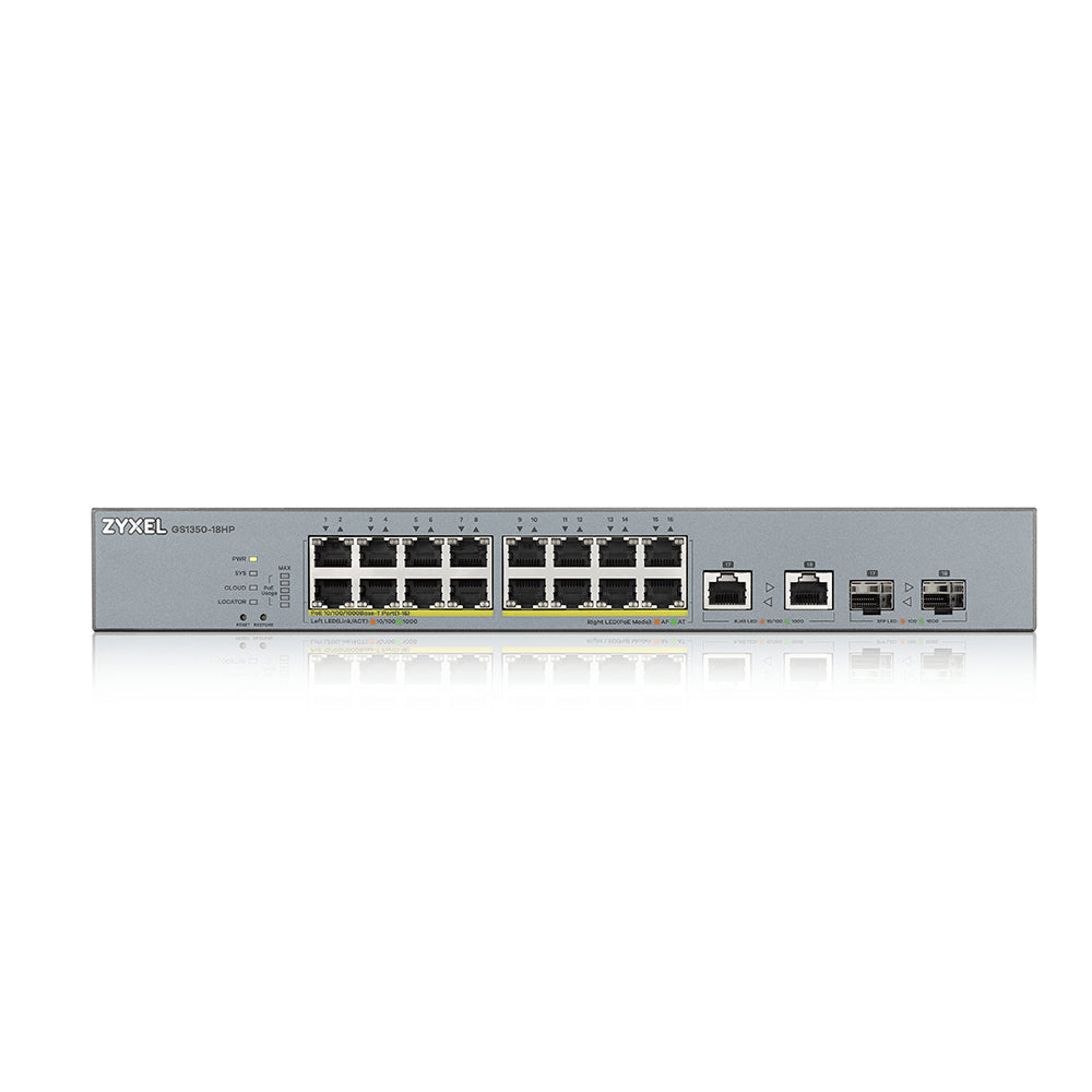 Zyxel GS1350-18HP dispositivo de redes Gestionado L2 Si Si