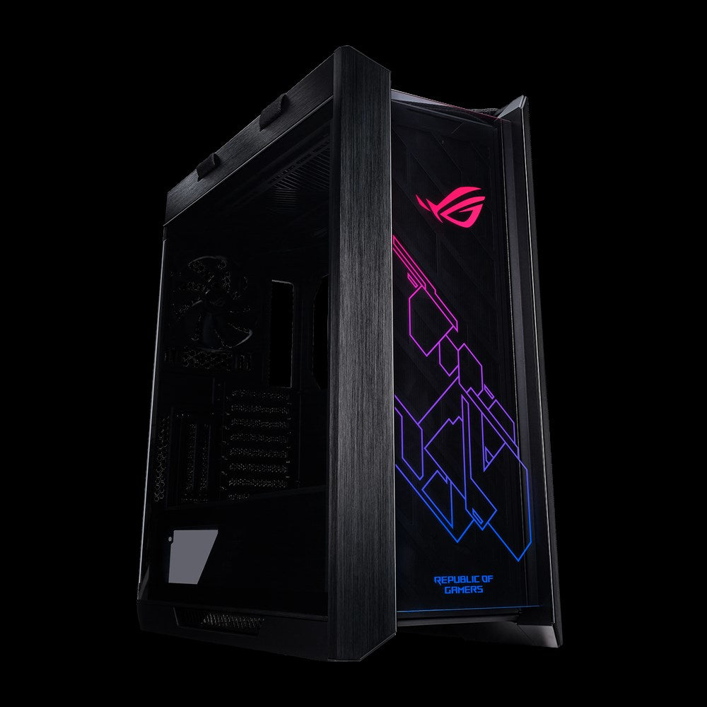 ASUS ROG Strix Helios carcasas ordenador Aluminio, Vidrio templado Midi Tower PC Negro