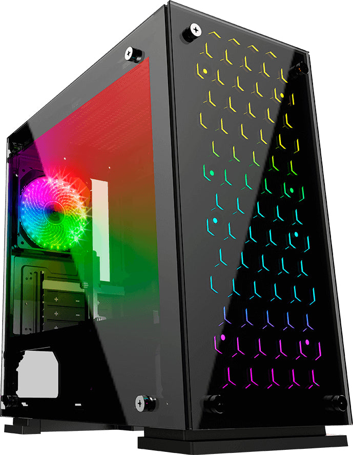 Balam Rush Talos Midi Tower Negro, Micro ATX, Mini-ITX, Vidrio, BR-922968