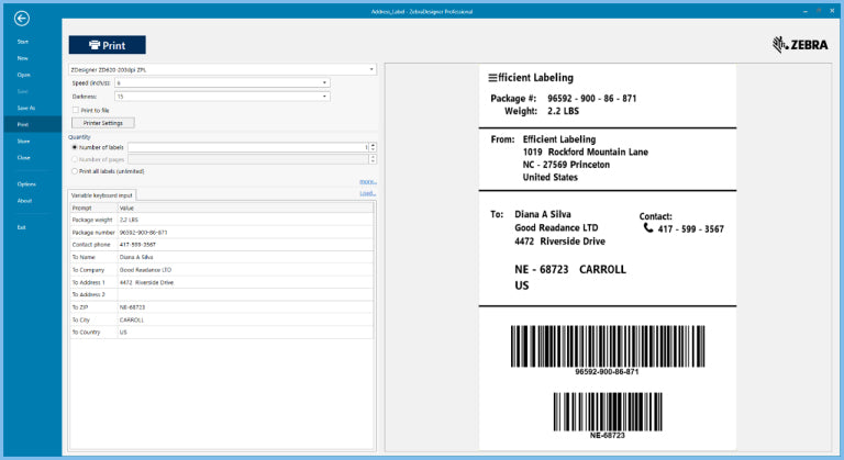Zebra ZebraDesigner Professional 3 Creación de códigos de barras 1 licencia(s)