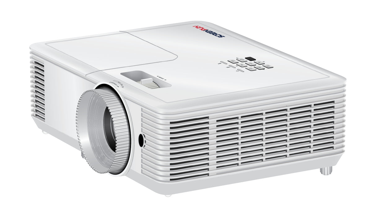 ScreenPlay MULTIMEDIA PROJECTOR Proyector de alcance estándar 4000 lúmenes ANSI DLP XGA (1024x768) 3D Blanco, 30000:1, 7