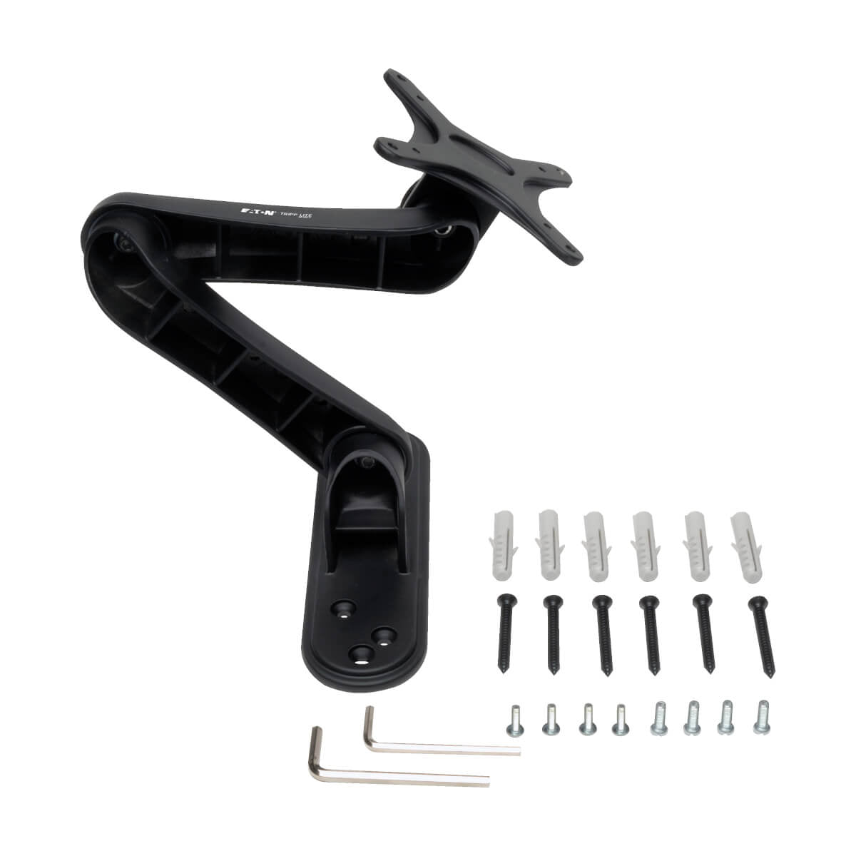 Tripp Lite DWM1327SE Soporte de Pared Articulado Giratorio / Inclinable para TV y Monitores de 13" a 27"