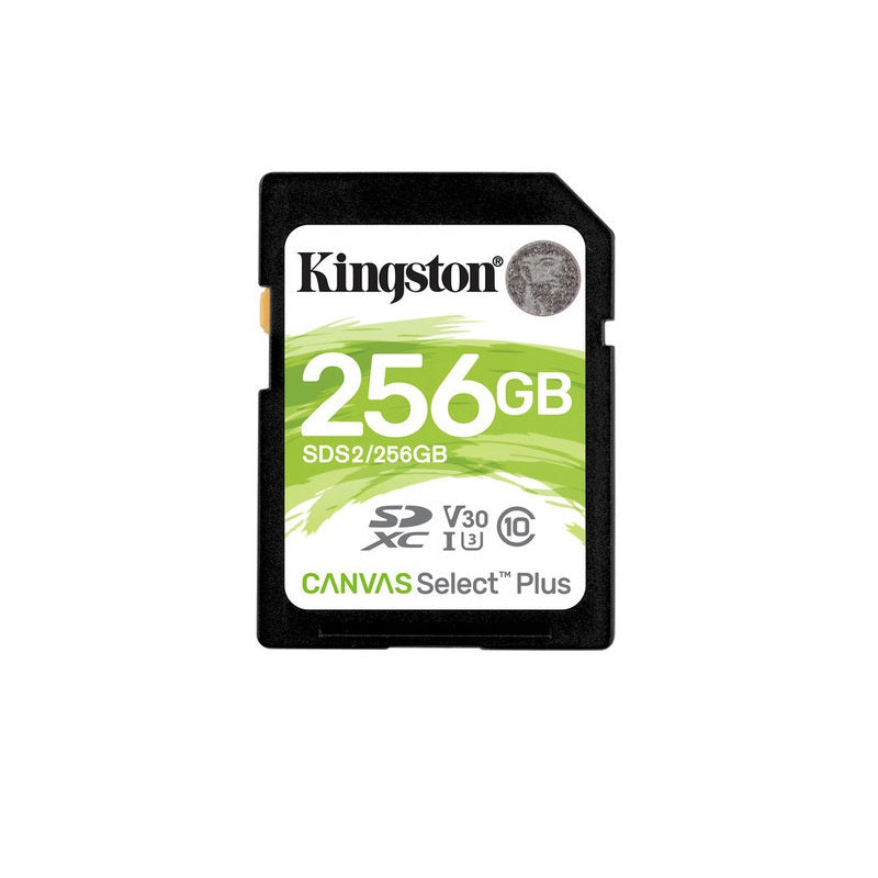 Tarjeta de Memoria Kingston SDXC Canvas Select 256GB 100R CL10 UHS-I V30