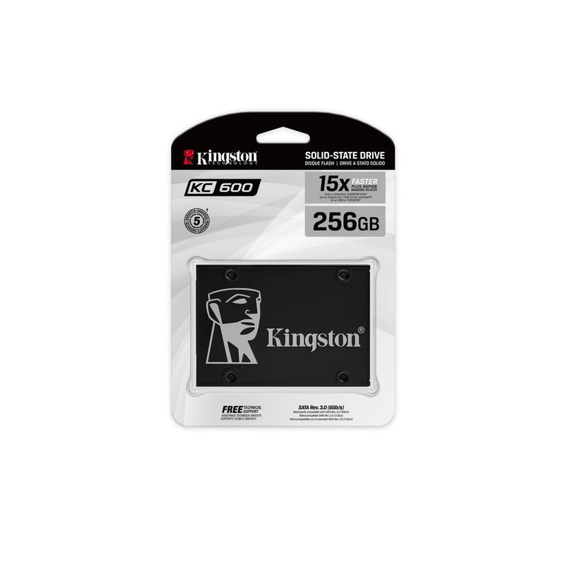SSD Kingston SKC600 256GB SATA 3 2.5", 550MB/s Lectura, 520MB/s Escritura