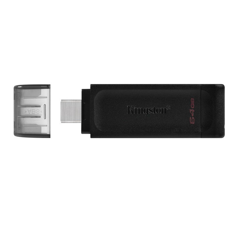 MEMORIA FLASH KINGSTON 64 GB USB-C 3.2 GEN 1, 150MB/s Lectura, 60MB/s Escritura
