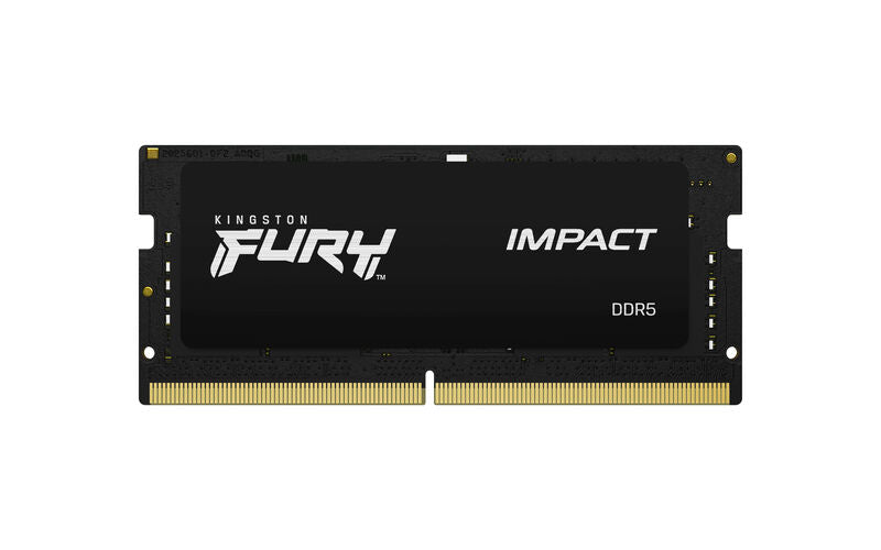 MEMORIA SODIMM DDR5 FURY IMPACT 32GB 5600MHZ CL40 PNP (KF556S40IB-32), Alto Rendimiento y Velocidad Extrema