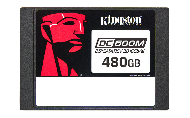 SSD Kingston DC600M Enterprise 2.5 480GB, SATA 6Gb/s, 560MB/s Lectura, 510MB/s Escritura, 3D TLC