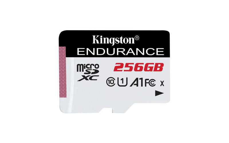 Tarjeta Micro SDXC Kingston Endurance 256GB 95R C10 A1, Resistente al Agua y a Golpes