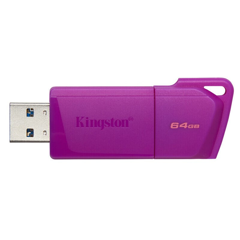 MEMORIA FLASH KINGSTON 64GB USB 3.2 GEN 1 DTXM MORADO, 100MB/s Lectura, 50MB/s Escritura, 10g