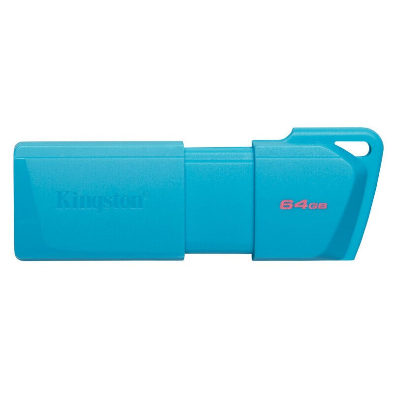 MEMORIA FLASH KINGSTON 64GB USB 3.2 GEN 1 DTXM TURQUESA, 60MB/s Lectura, 30MB/s Escritura