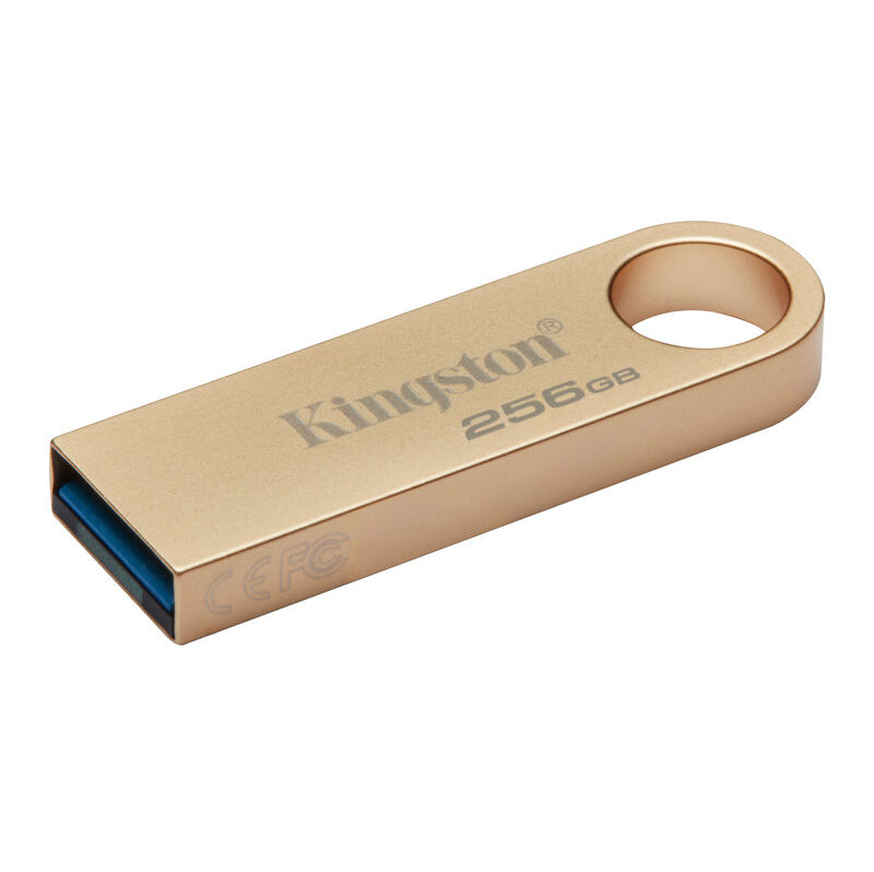 MEMORIA FLASH KINGSTON 3.2 GEN 1 128GB METALICA ORO DTSE9G3/128GB, USB 3.0, Velocidad de Lectura 100MB/s, Resistente al Agua