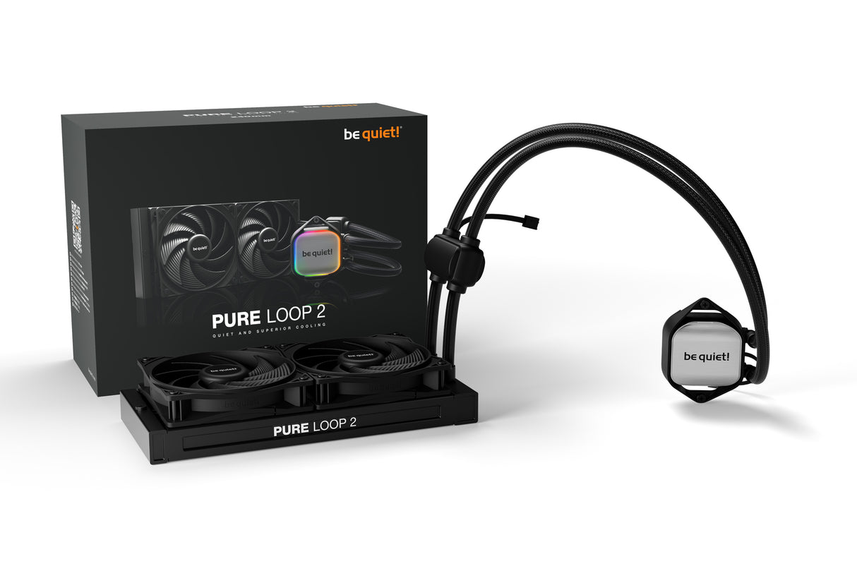be quiet! Pure Loop 2 | 240mm sistemas de refrigeración para ordenadores Procesador 12 mm 15,4 dB 34,9 dB