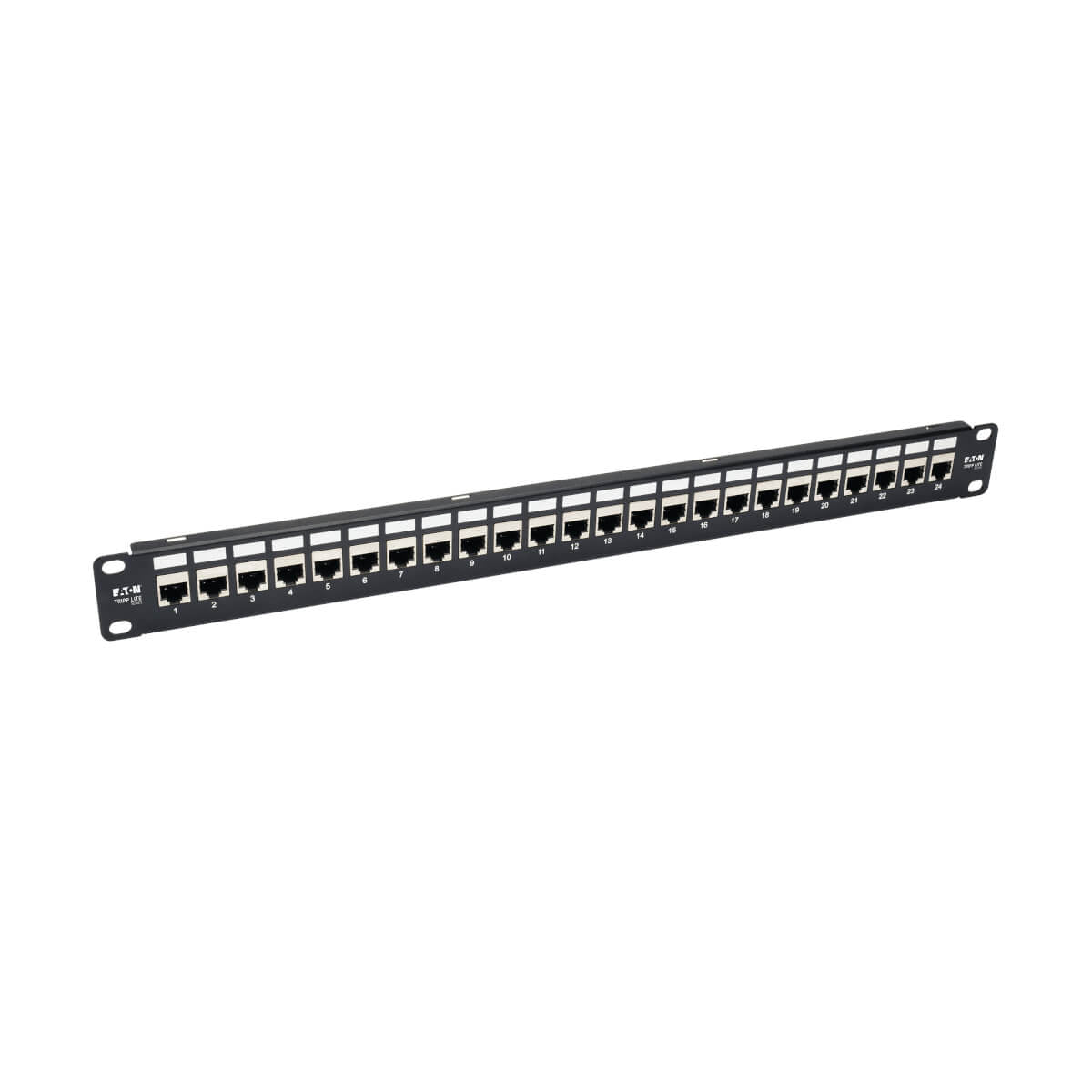 Tripp Lite N254-024-SH-6A Panel de Conexiones de Alimentación Cat6a, Ethernet RJ45, Blindado STP de