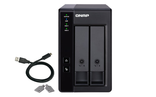 QNAP TR-002 Cajas para discos duros externos 2.5/3.5 " Serial ATA II, Serial ATA III Si