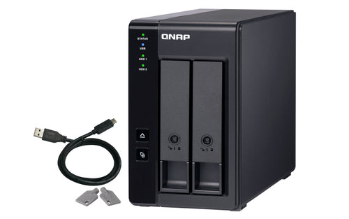 QNAP TR-002 Cajas para discos duros externos 2.5/3.5 " Serial ATA II, Serial ATA III Si