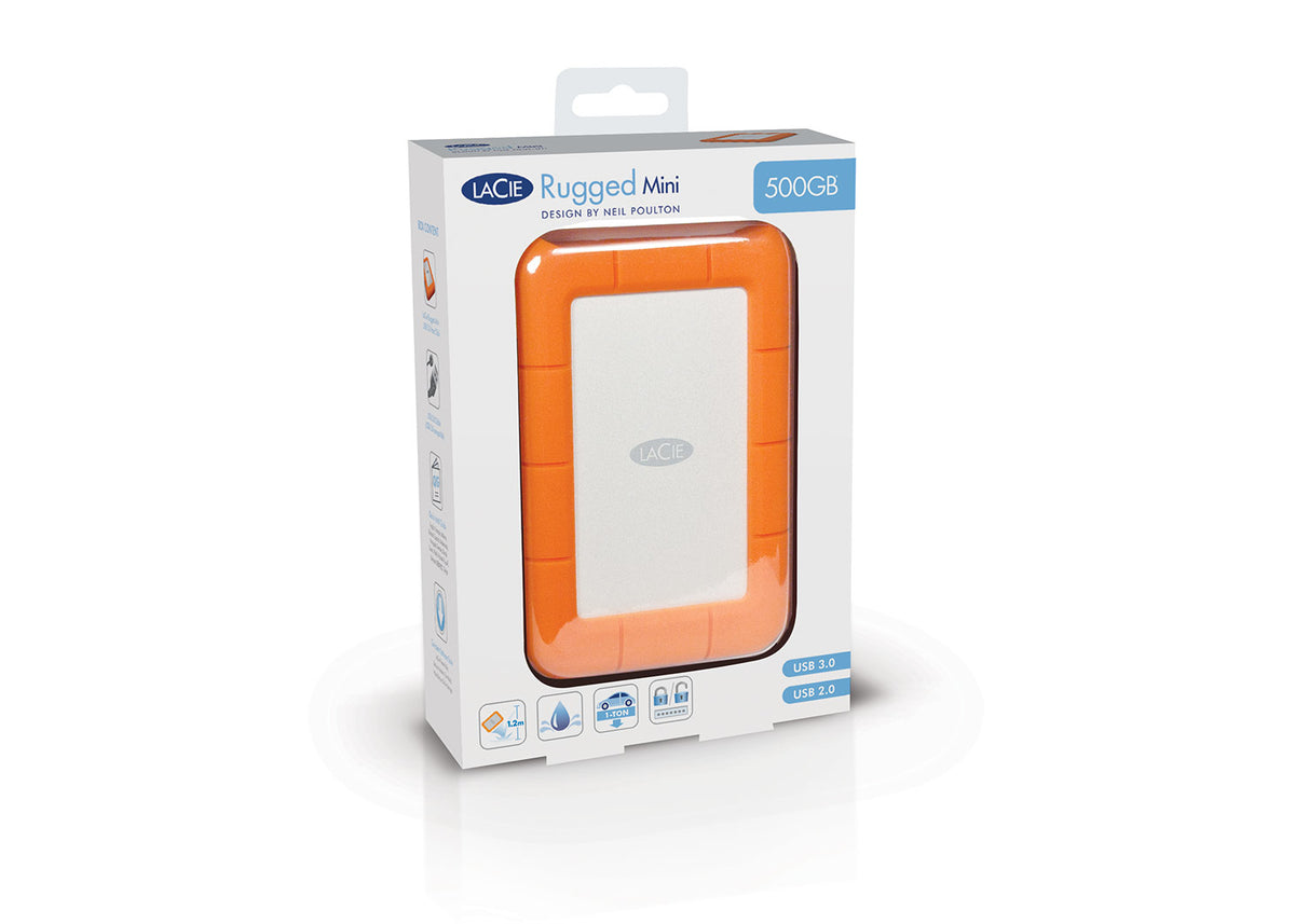 LaCie Rugged Unidades externas de estado sólido 2 TB Si USB Tipo C