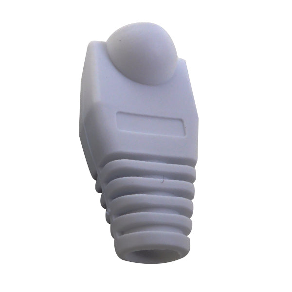 BOTA DE PLASTICO PARA RJ45 100 PIEZAS COLOR GRIS