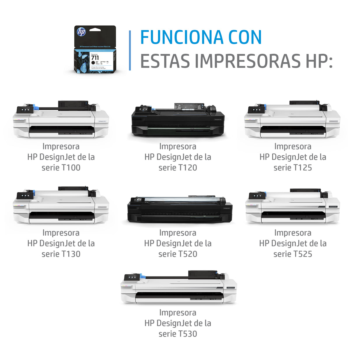 HP Kit de sustitución de cabezal de impresión DesignJet HP 711 Impresora Inyección de tinta térmica