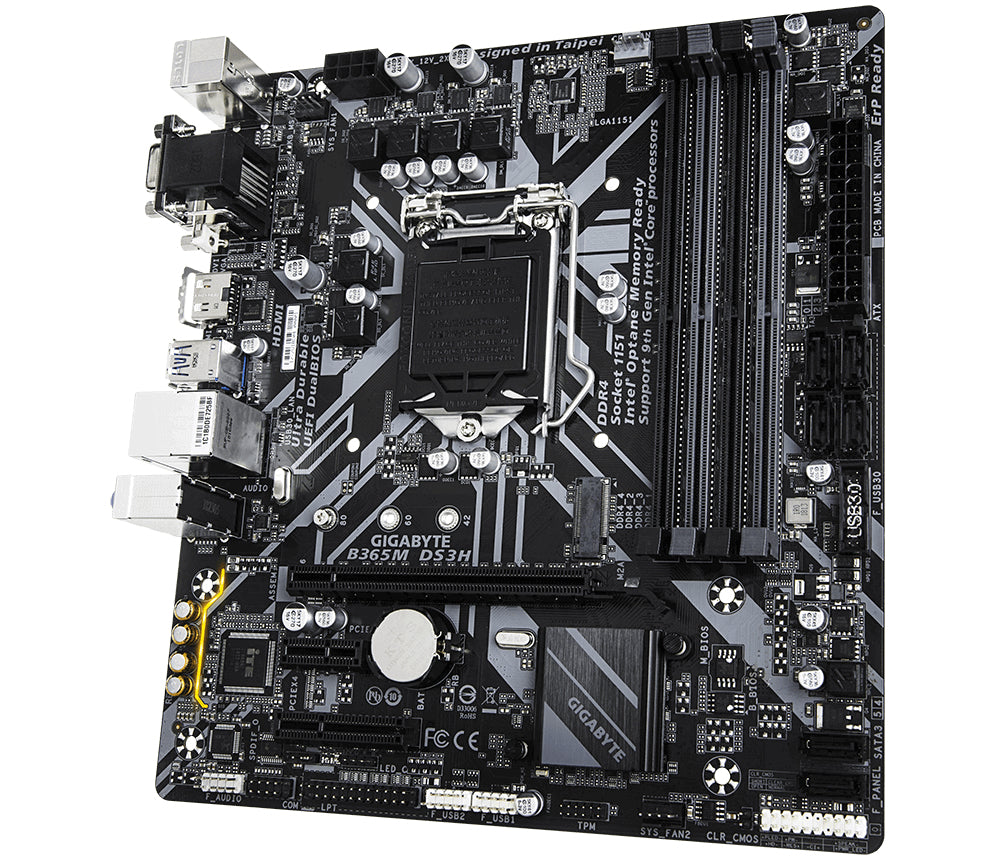 MOTHERBOARD GIGABYTE B365M DSCPNT 3H DVI/HDMI DDR4 8TH/9TH